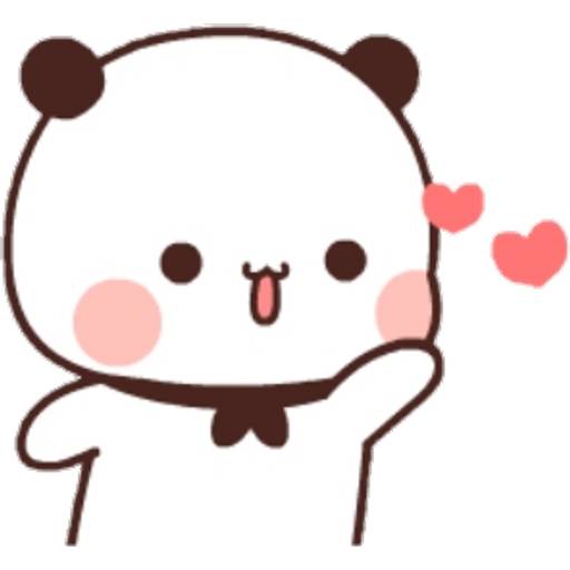 Набор стикеров 01 Panda Bear для WhatsApp 23