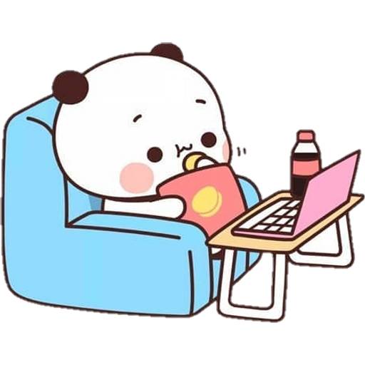 Набор стикеров 03 Panda Bear для WhatsApp 22