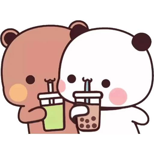 Набор стикеров 05 Panda Bear для WhatsApp 12
