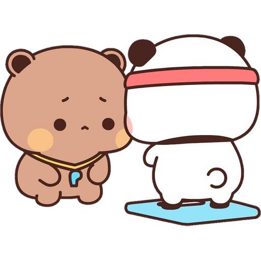 Набор стикеров 05 Panda Bear для WhatsApp 21