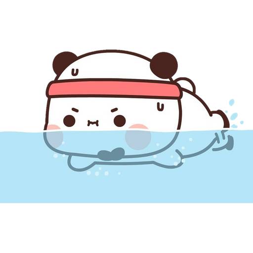Набор стикеров 05 Panda Bear для WhatsApp 26