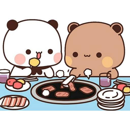 Набор стикеров 05 Panda Bear для WhatsApp 4