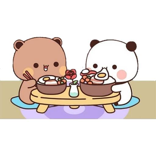 Набор стикеров 05 Panda Bear для WhatsApp 6