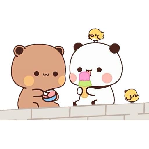 Набор стикеров 05 Panda Bear для WhatsApp 8