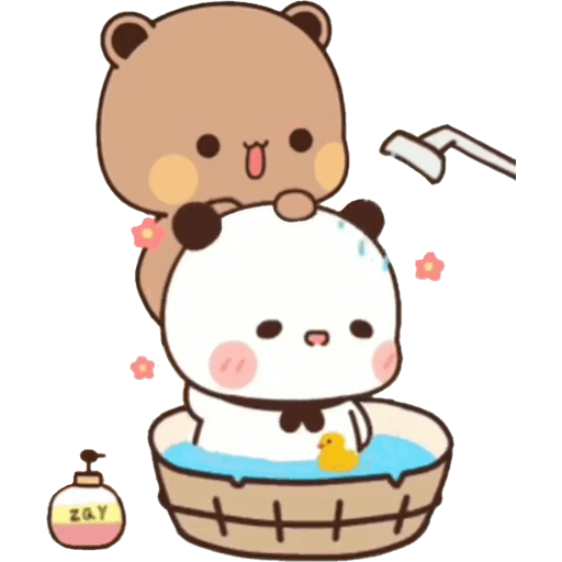 Набор стикеров 06 Panda Bear для WhatsApp 20