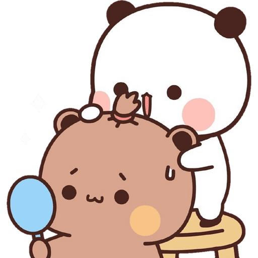 Набор стикеров 06 Panda Bear для WhatsApp 24