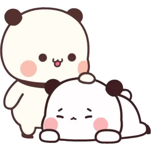 Набор стикеров 09 Panda Bear для WhatsApp 1