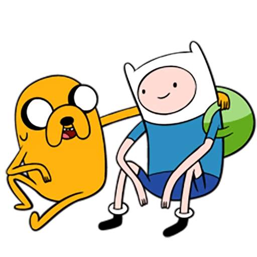 Набор стикеров Adventure Time для WhatsApp 1
