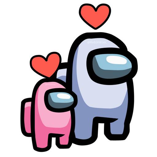 Набор стикеров AMONG US для WhatsApp 19