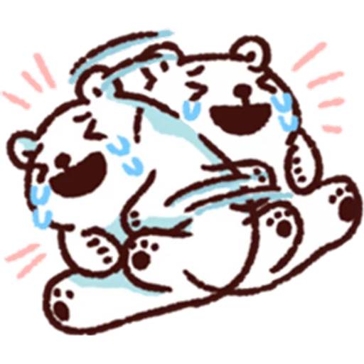 Набор стикеров BacBac Bear 2 для WhatsApp 11