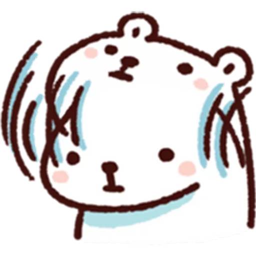 Набор стикеров BacBac Bear 2 для WhatsApp 15