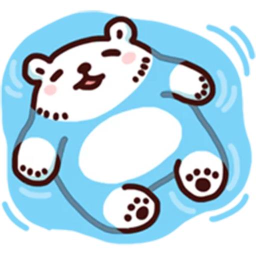 Набор стикеров BacBac Bear 2 для WhatsApp 2