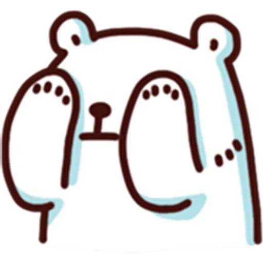 Набор стикеров BacBac Bear для WhatsApp 28