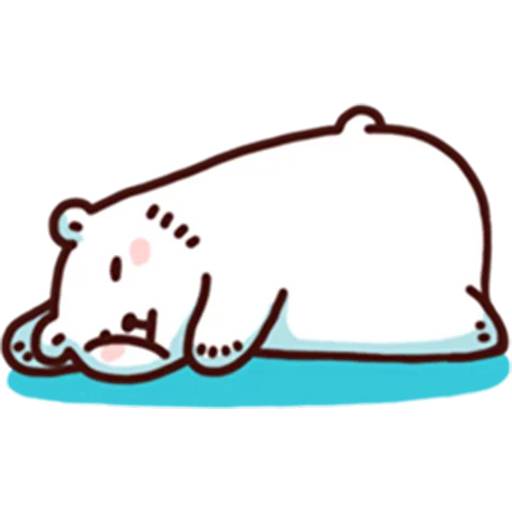 Набор стикеров BacBac Bear для WhatsApp 29