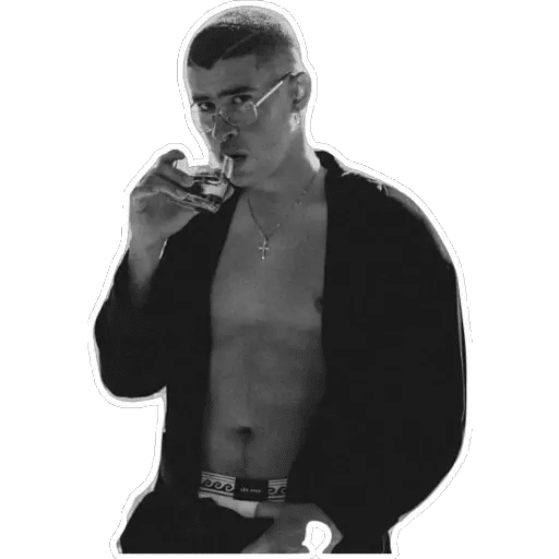 Набор стикеров Bad Bunny для WhatsApp 12