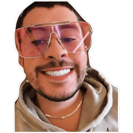 Набор стикеров Bad Bunny для WhatsApp 2