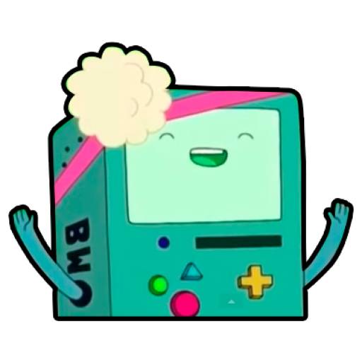 Набор стикеров BMO (Adventure Time) для WhatsApp 1