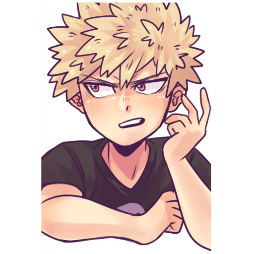 Набор стикеров BNHA для WhatsApp 25