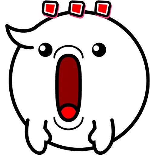 Набор стикеров BoBo Fish Ball для WhatsApp 10