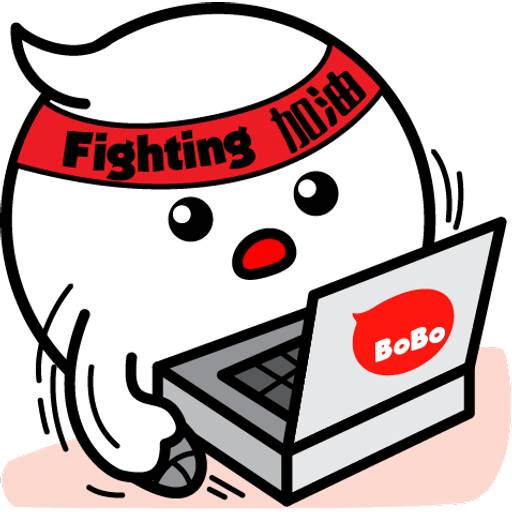 Набор стикеров BoBo Fish Ball для WhatsApp 11