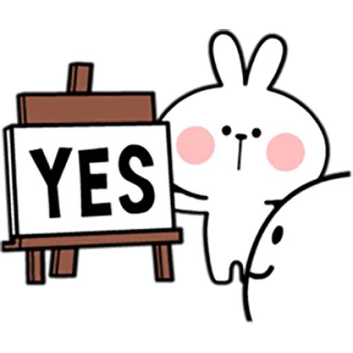 Набор стикеров Bunny для WhatsApp 1