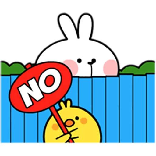 Набор стикеров Bunny для WhatsApp 17