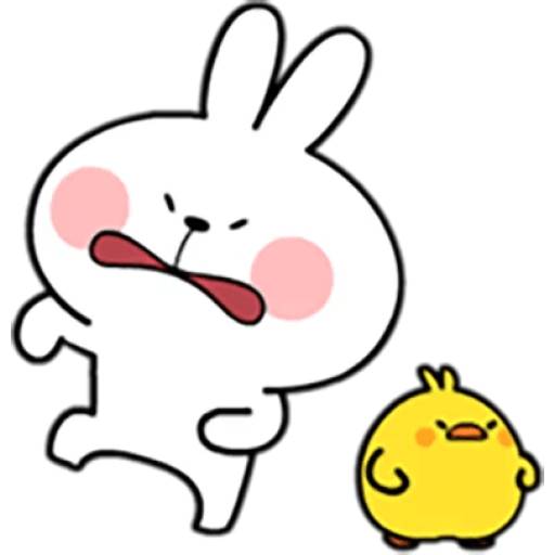 Набор стикеров Bunny для WhatsApp 4