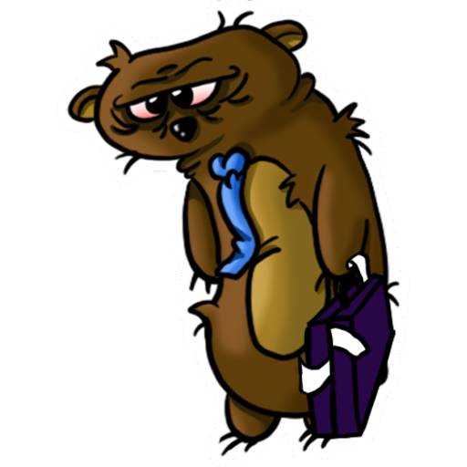 Набор стикеров Burnoutbear для WhatsApp 1