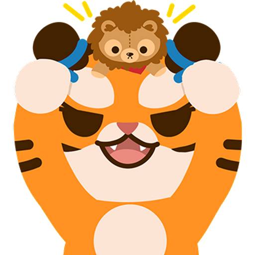 Набор стикеров BV TIGER 4 для WhatsApp 1