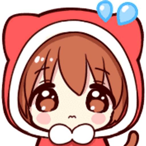 Набор стикеров 🎄Cat ear boy (Christmas)🎄byYessy для WhatsApp 10