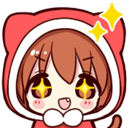 Набор стикеров 🎄Cat ear boy (Christmas)🎄byYessy для WhatsApp 11