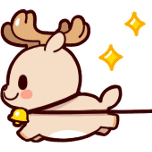 Набор стикеров 🎄Cat ear boy (Christmas)🎄byYessy для WhatsApp 17