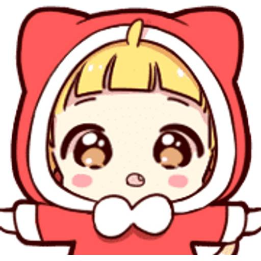 Набор стикеров 🎄Cat ear boy (Christmas)🎄byYessy для WhatsApp 27