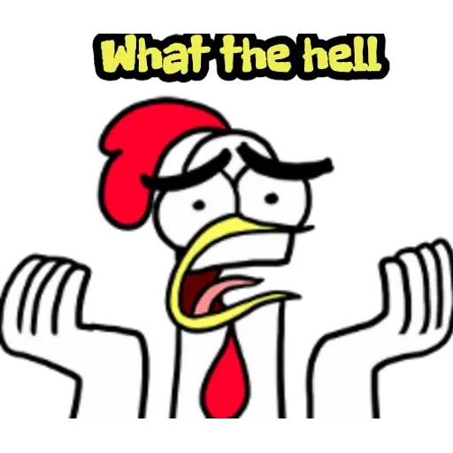 Набор стикеров Chicken для WhatsApp 1