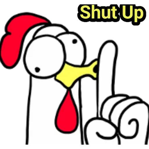 Набор стикеров Chicken для WhatsApp 10