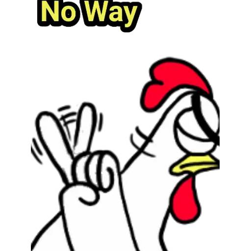 Набор стикеров Chicken для WhatsApp 11