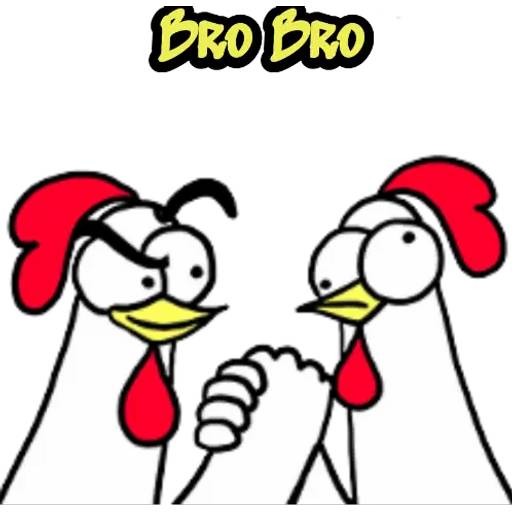 Набор стикеров Chicken для WhatsApp 14