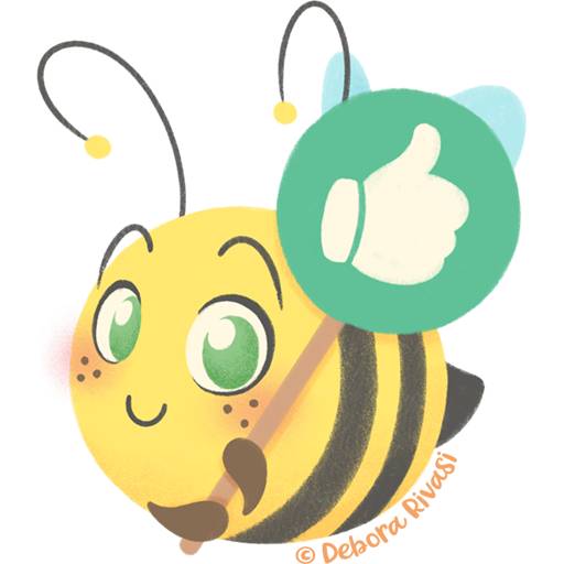 Набор стикеров Chubby Bees для WhatsApp 15