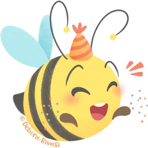 Набор стикеров Chubby Bees для WhatsApp 18