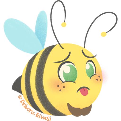 Набор стикеров Chubby Bees для WhatsApp 19