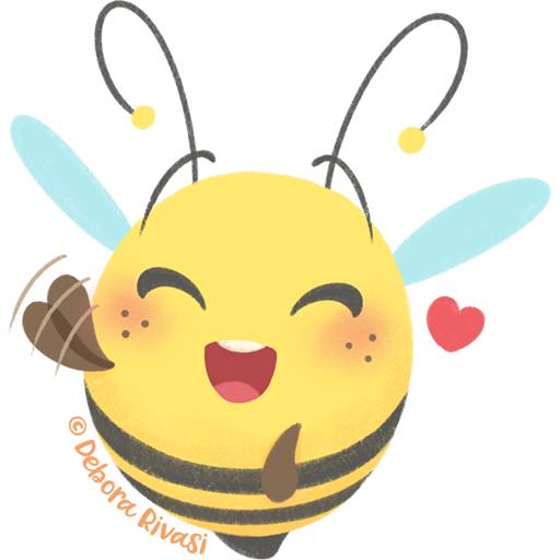 Набор стикеров Chubby Bees для WhatsApp 2