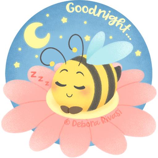 Набор стикеров Chubby Bees для WhatsApp 23