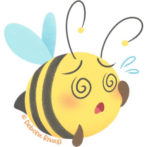 Набор стикеров Chubby Bees для WhatsApp 24