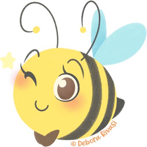 Набор стикеров Chubby Bees для WhatsApp 6