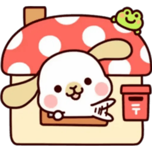 Набор стикеров conejito cute для WhatsApp 14