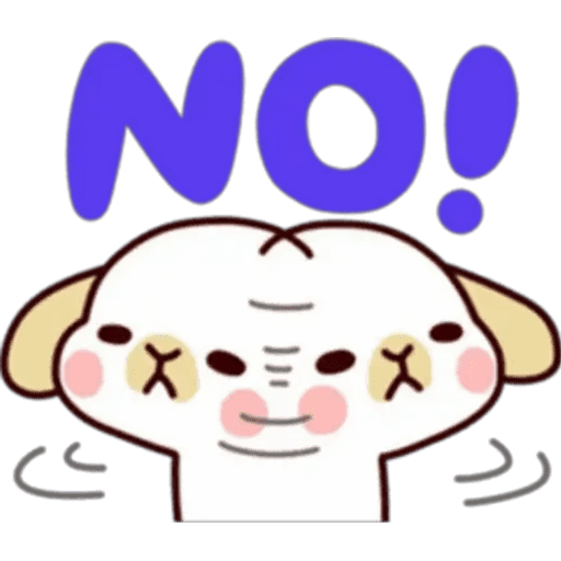 Набор стикеров conejito cute для WhatsApp 16