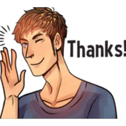 Набор стикеров Cool Guy для WhatsApp 16