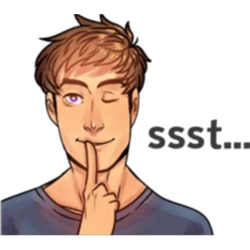 Набор стикеров Cool Guy для WhatsApp 17