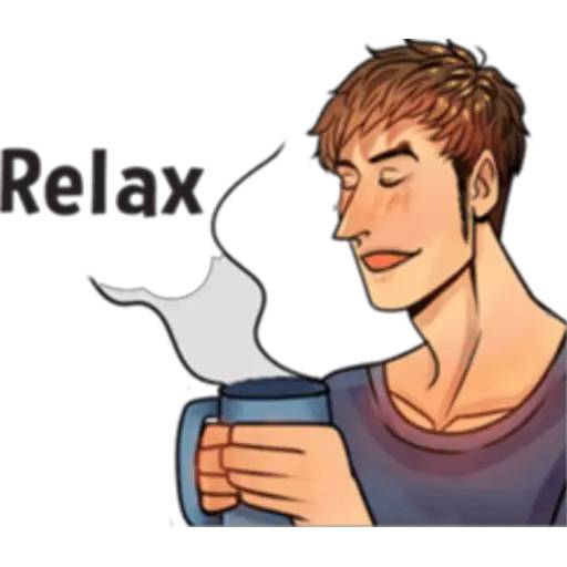 Набор стикеров Cool Guy для WhatsApp 28