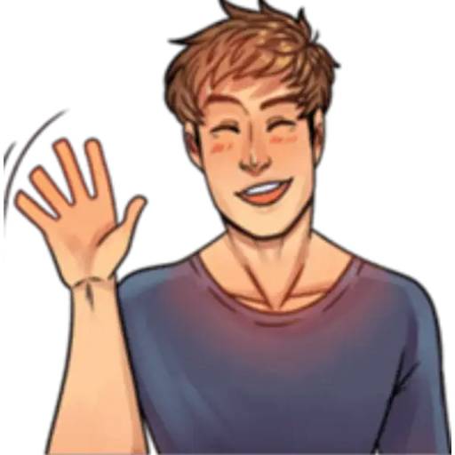 Набор стикеров Cool Guy для WhatsApp 3